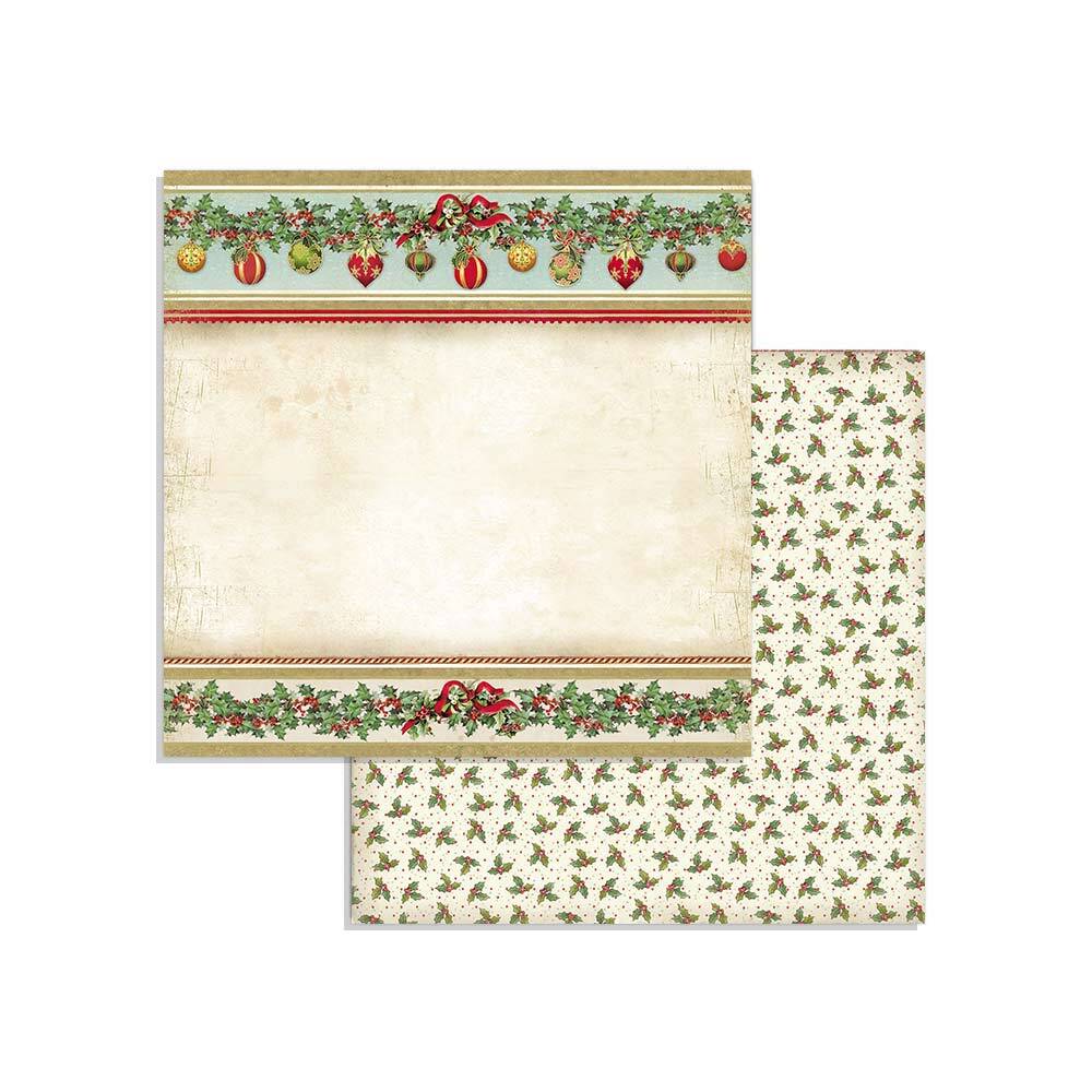 Stamperia CLASSIC CHRISTMAS - 8" X 8" - Double Sided - 10 Sheets
