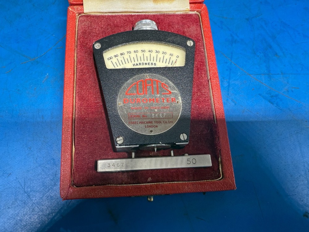 Vintage Coats Machine Tool Co. Ltd Comaco Rubber Hardness Tester