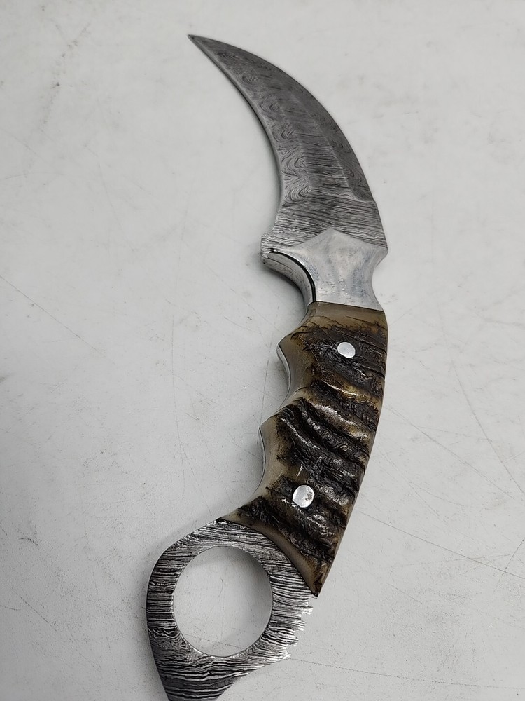 NEW Sheep Horn Karambit Knives