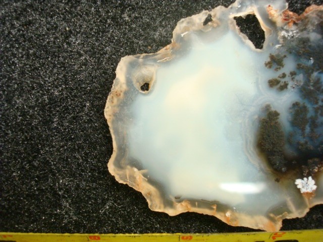 plume agate slab
