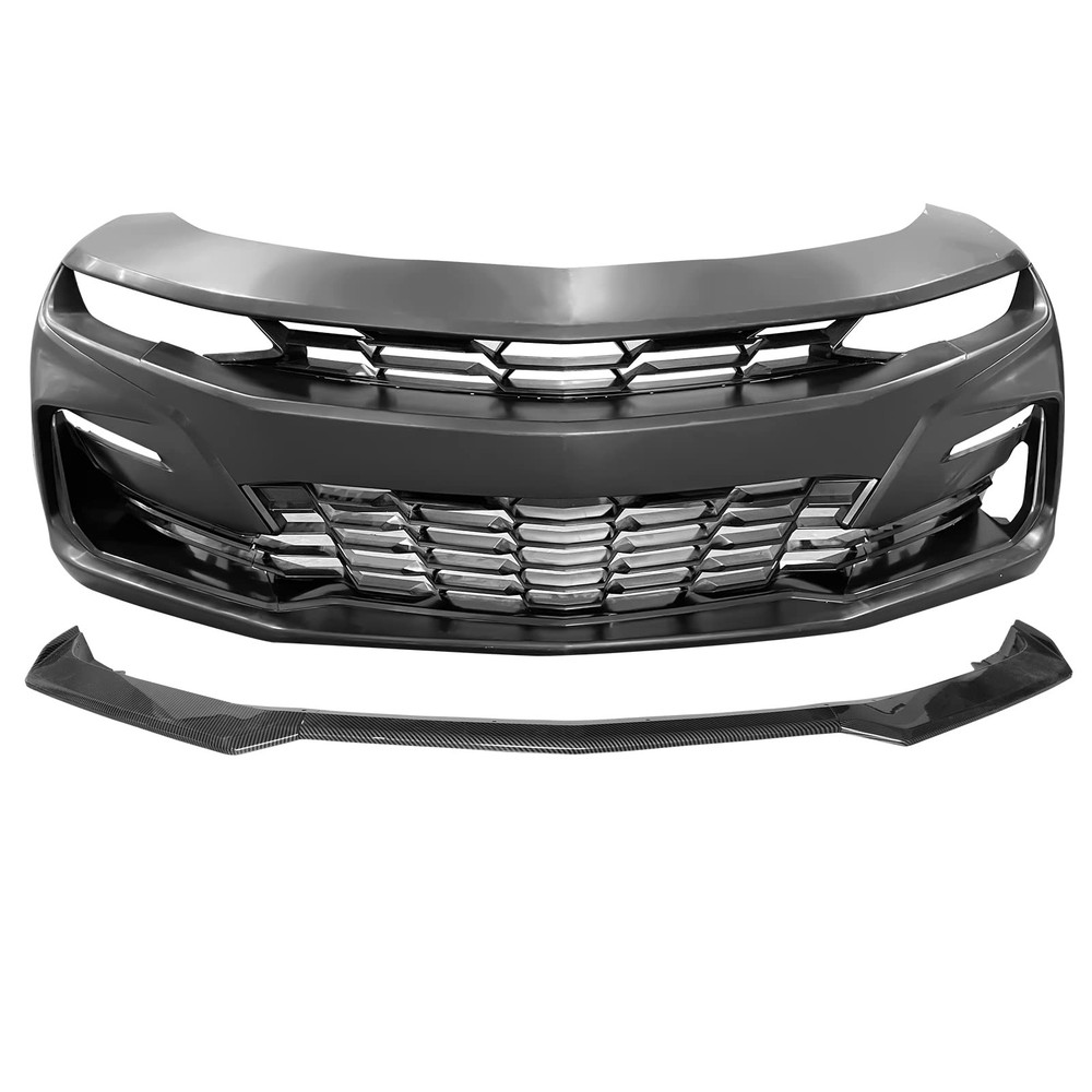 前保险杠适用于 2019 - 2024 雪佛兰科迈罗 LS LT LT1 未上色转换套件