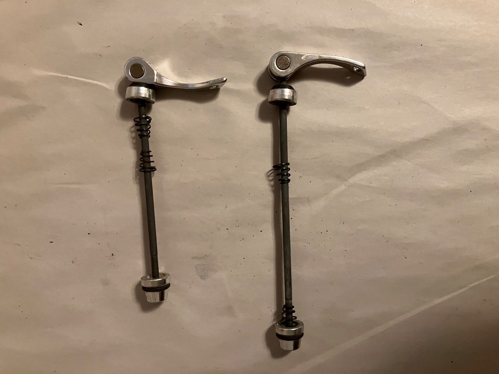 Vintage Q-Stix Anodized Silver Skewer Set