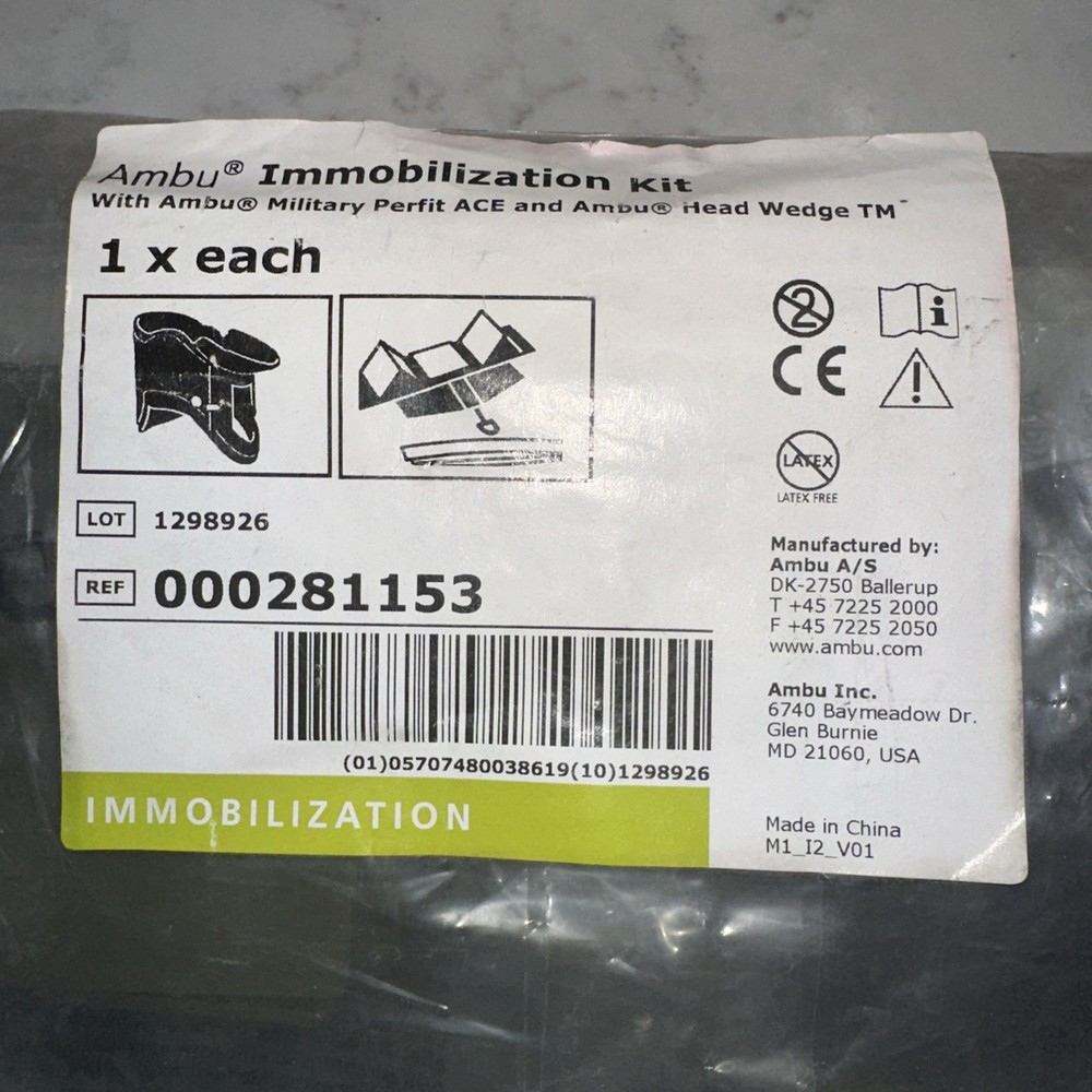 Ambu Immobilization Military Head Wedge Kit