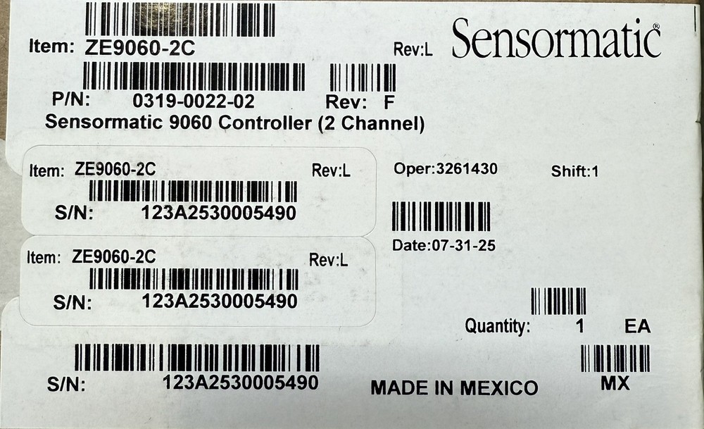 Sensormatic ZE9060-2C Security Controller Unit