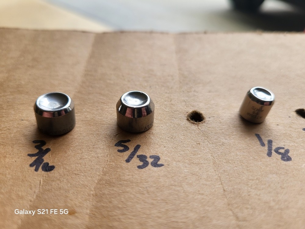 3 PC Rivet squeezer Set button head