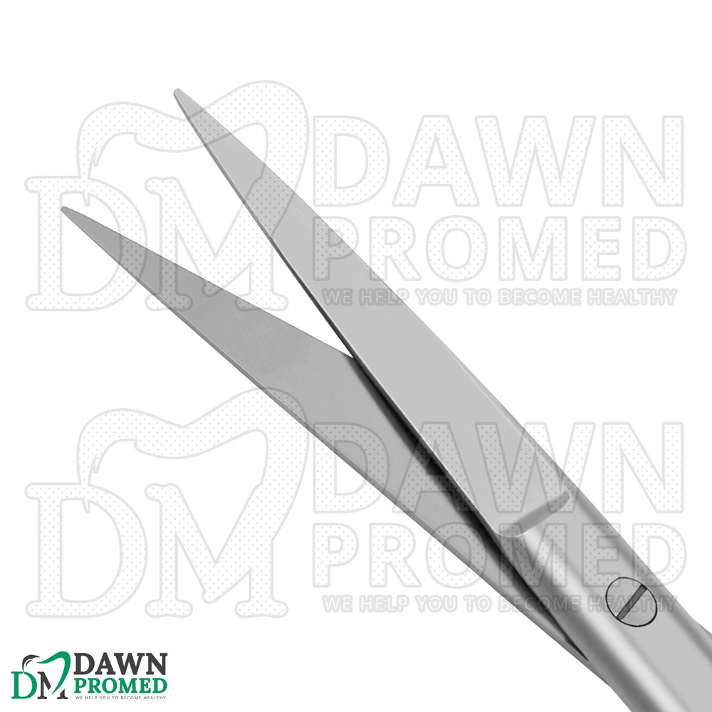 6 Pcs Operating Scissors 6.5" Straight Sharp Sharp Round Pattern Surgical Set