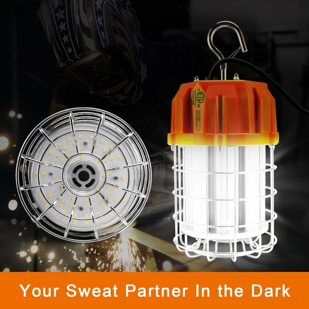100W High Bay LED Work Light 14500Lm Remote Control Construction Portable Light