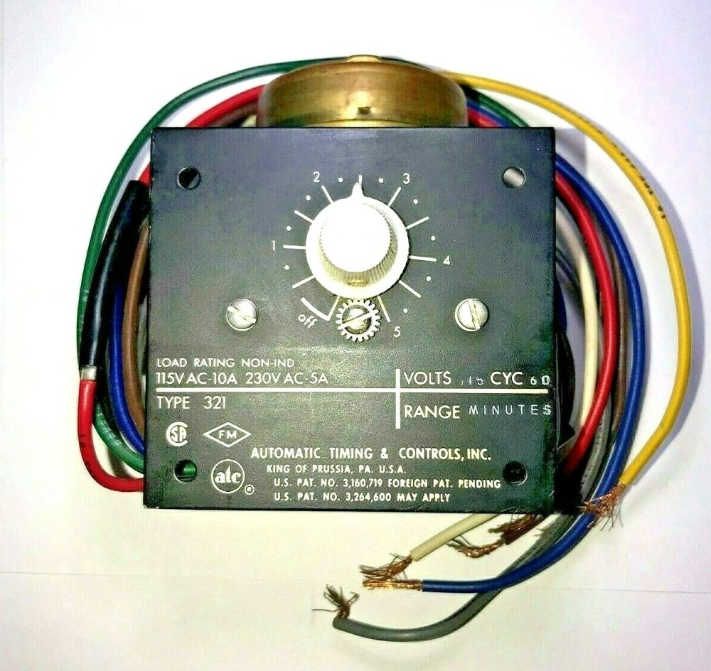 ATC INTERVAL TIMER / TIME DELAY RELAY TYPE 321 115V AC-10A 230V AC-5A