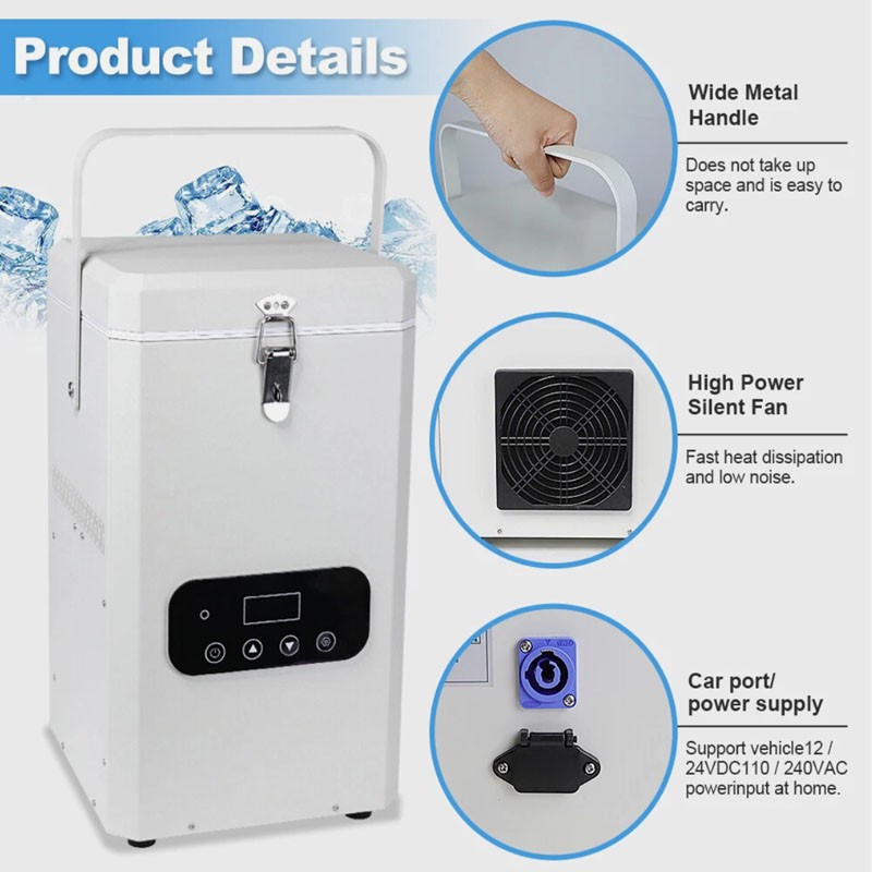 Ultra-Low Temperature Deep Lab Freezer for Samples Storage 2L -120℃/-184℉ 110V