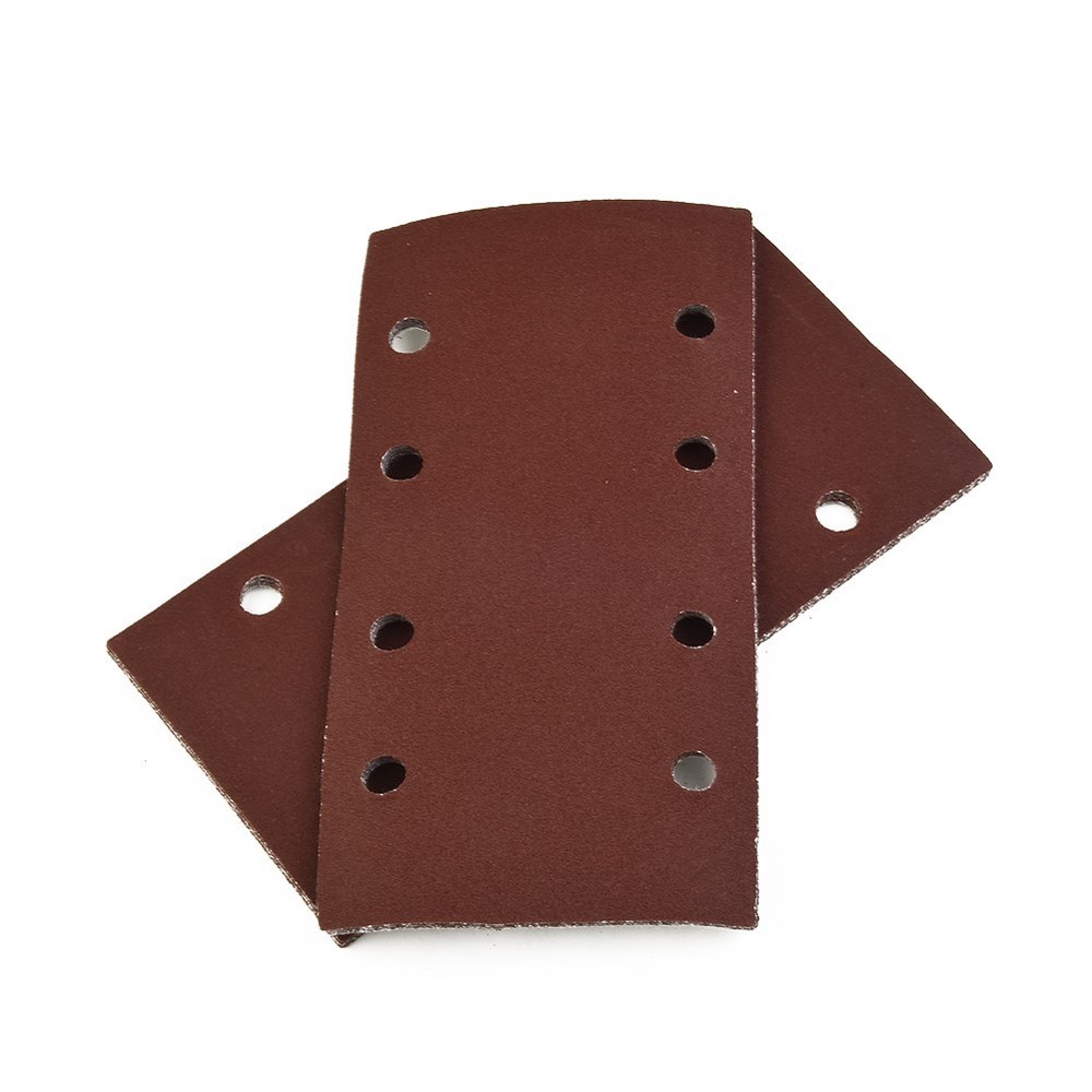20pcs Sandpaper Sanding Sheets Punched Hook&Loop Mixed Grits 60/80/120/240