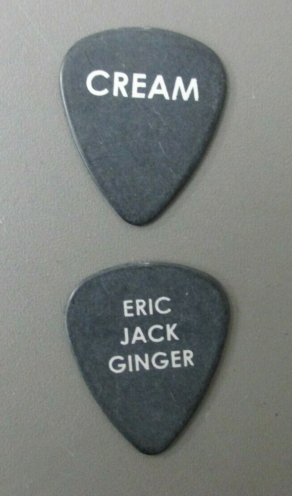 Cream guitar pick 2005 Eric, Jack & Ginger - 2 sided Authentic !