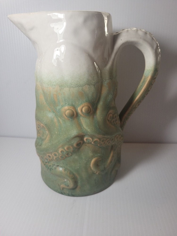 Ceramic Octopus Themed Pitcher
