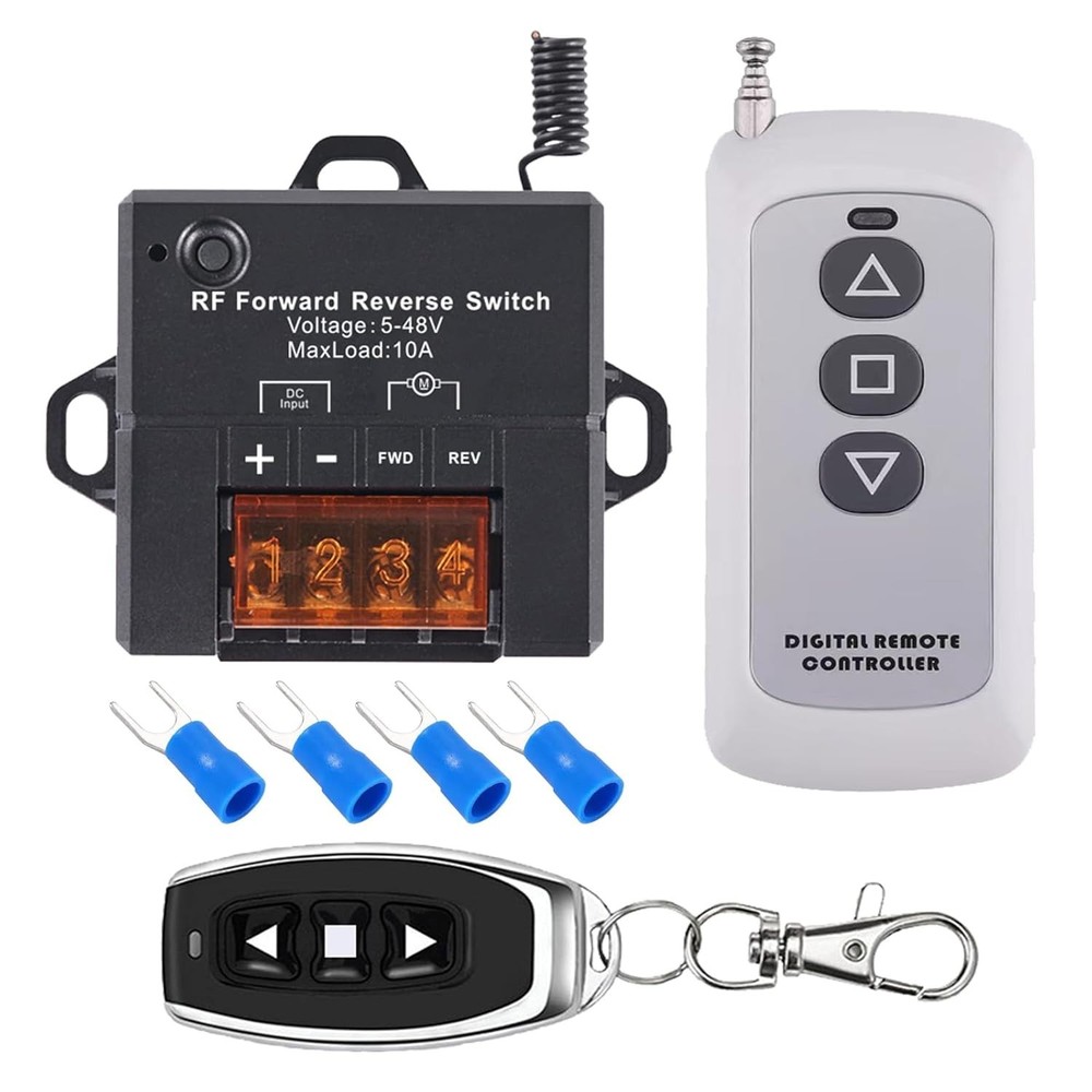Wireless Remote Switch for Linear Actuator, Forward Reverse Relay Contactor w...