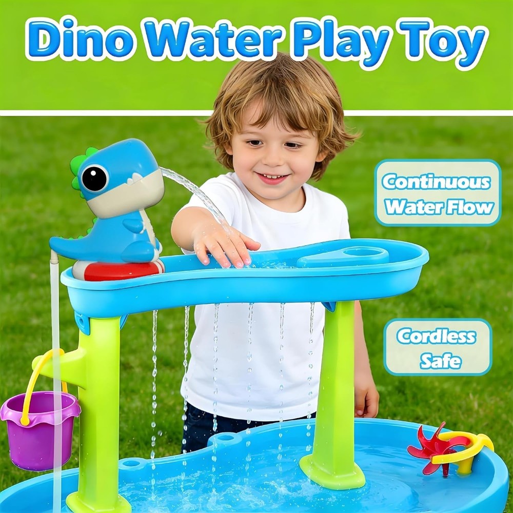 Dinosaur Water Table Pump - Rechargeable Water Pump for Water Table Accessori...