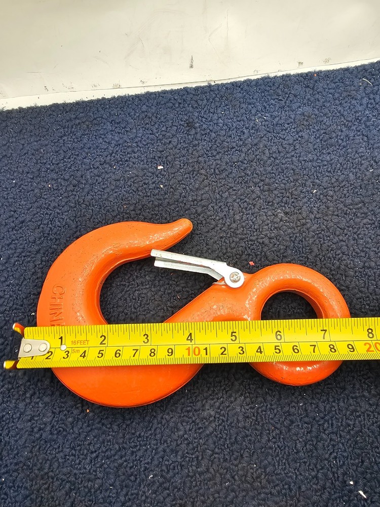 WLL 5 Ton Alloy Eye Rigging Hook With Latch
