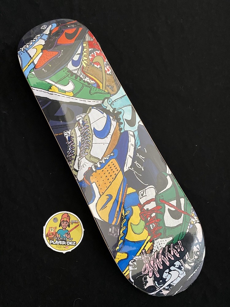 SUPER RARE OG Everywhere Nike SB Or NOTHING Dunks Skateboard Deck Carter Graphx