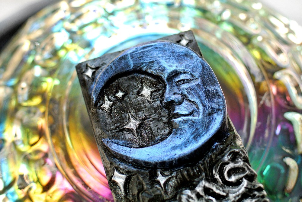 MOON SILICONE MOLD for soap making and other crafts