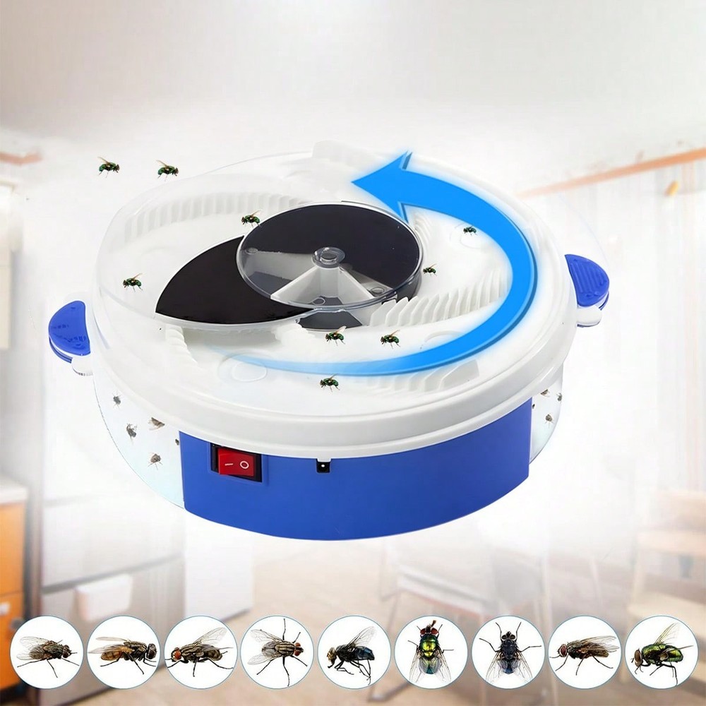 Electric FlyTrap Pest Device Gnat Flying Insect Trap Automatic FlyTrap Pest US