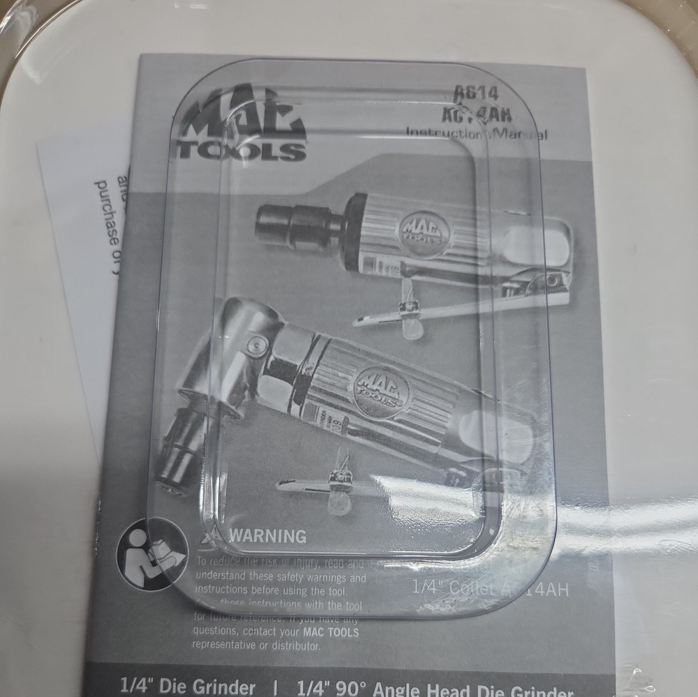 NEW - Mac Tools Mini Die Grinder Set - AG14AH & AG14