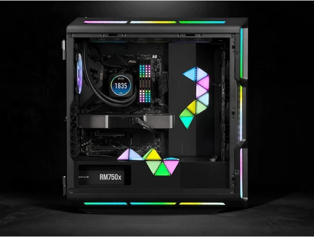 Corsair iCUE LC100 Case Accent Lighting Panels Mini Triangle 9X Tile