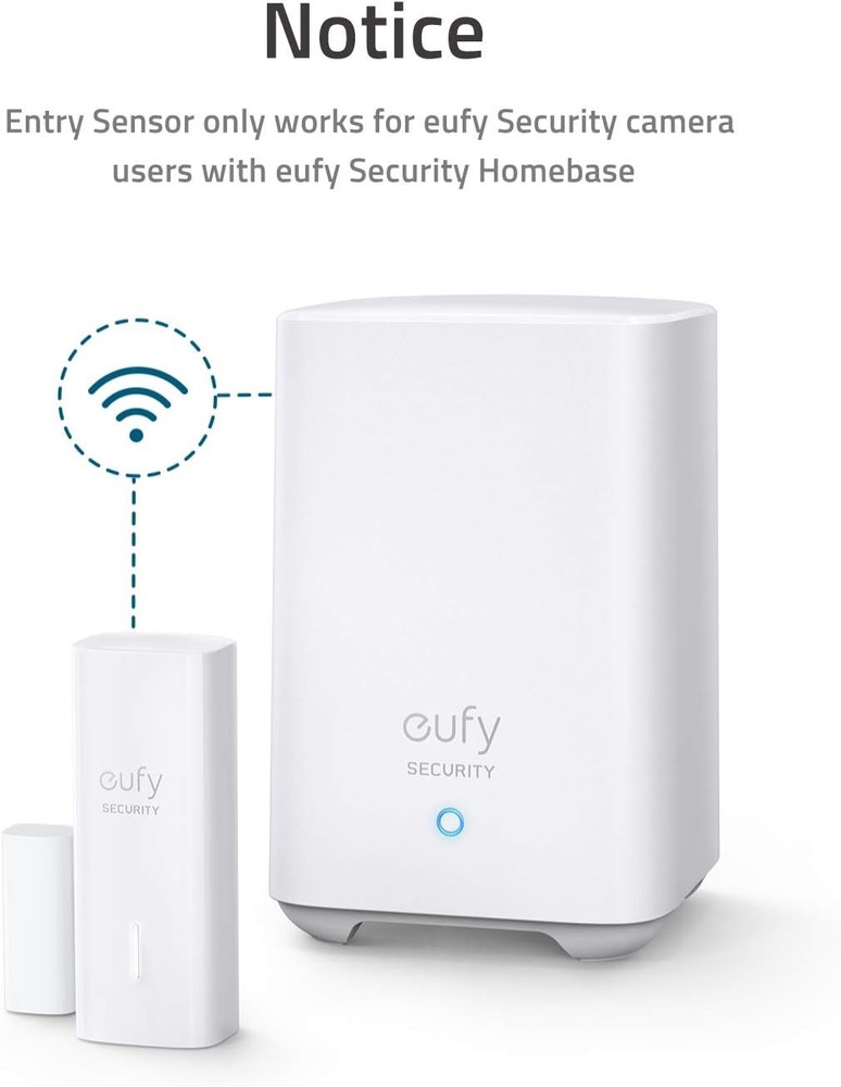 eufy Entry Sensor Send Alert Triggers Siren for Doors Windows Detects|Refurb