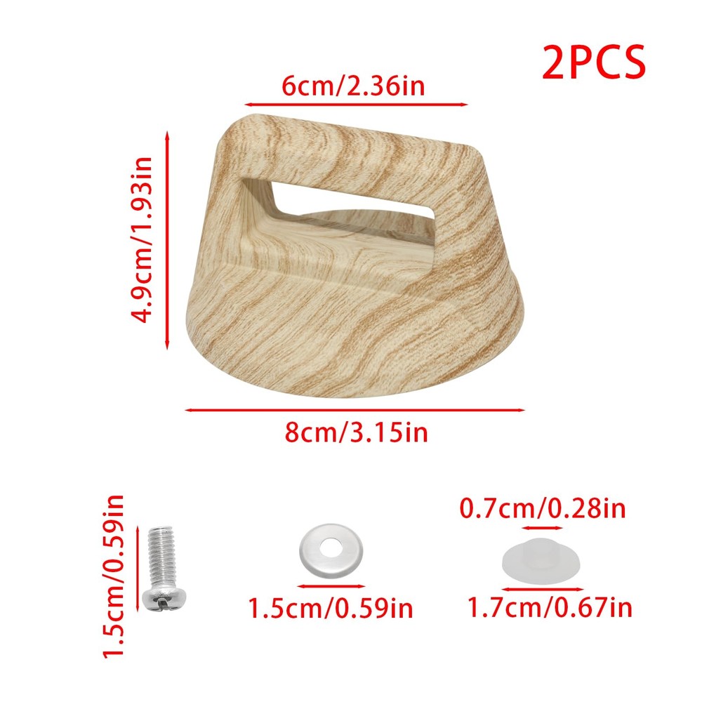 JAKOUE 2 Pack Pot Lid Handle Replacement Knob，Kitchen Cookware Universal Repl...