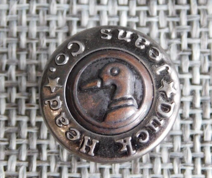 Vintage Stud Button Duck Head  Aprx: 11/16" #355-B