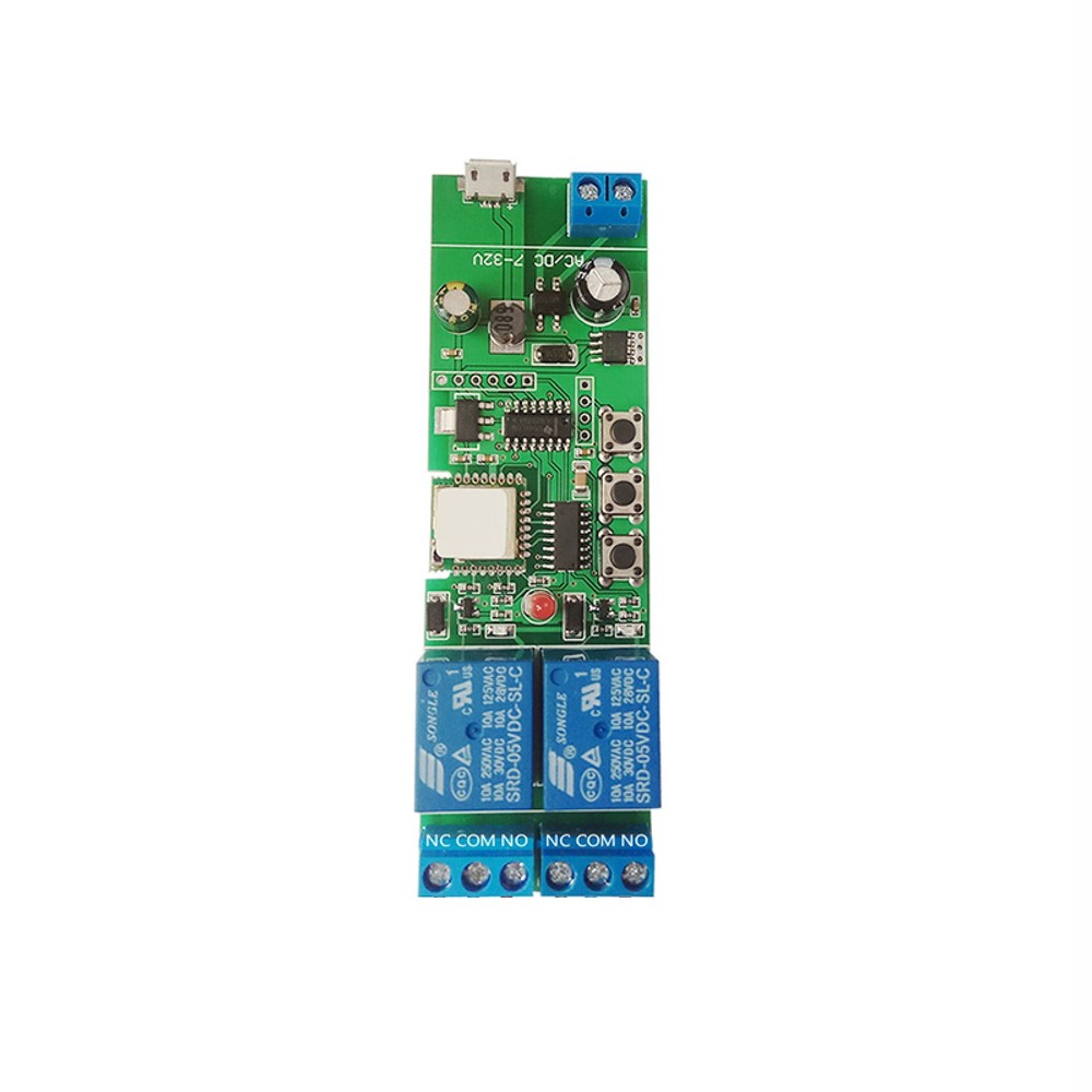 EWelink WiFi Inching Relay Momentary Self-Locking Interlock Switch Module ST-DC2