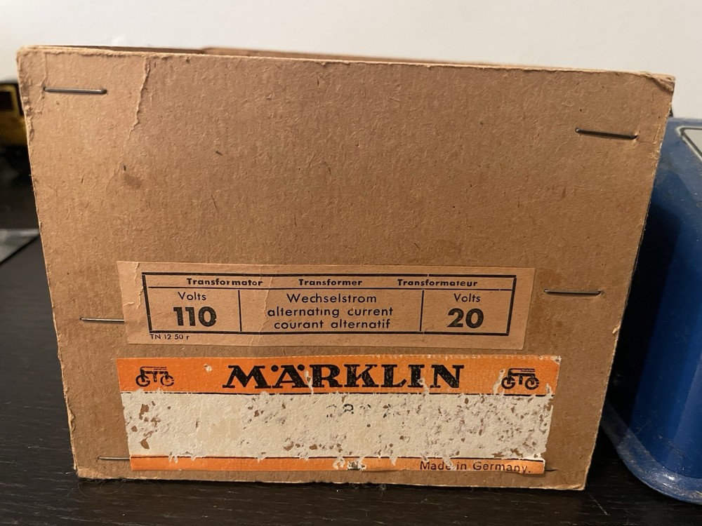 Marklin Super 280A Train Transformer Vintage w/Box 110V
