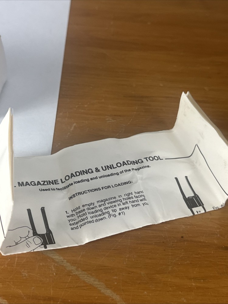 Original Action Arms Magazine Loading Guide Unused In Opened Box