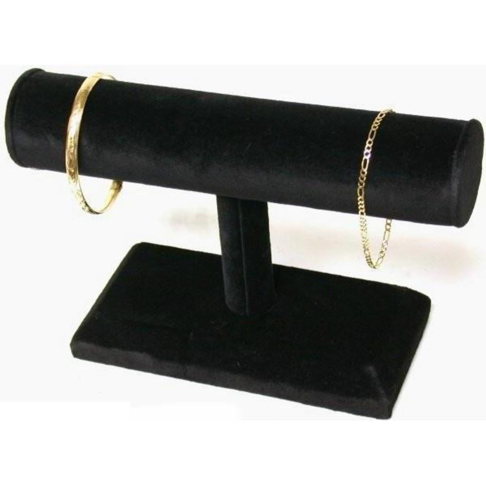 Black Earring Necklace Bracelet Displays 7 Pc Set