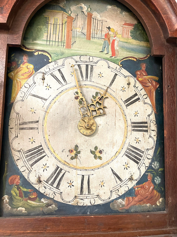 Antique 1700's Friesian Tail Wall Clock