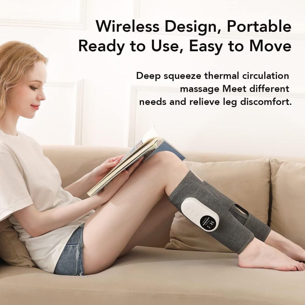 50pcs 3 Modes Leg Massager Cordless Calf Air Compression Massager