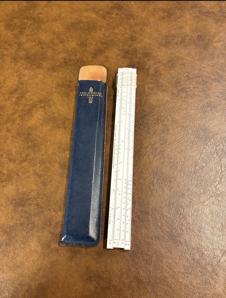 Vintage Engineering Instruments 10” Slide Ruler  Model 250 -V