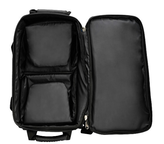 New Blue 2 Ball Roller bag With Locking Handle. On SALE