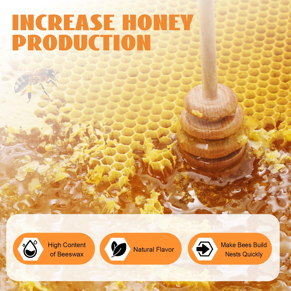 30 Honeycomb Wax Frames for Beekeeping Hive Foundation Tool - 30 Packs