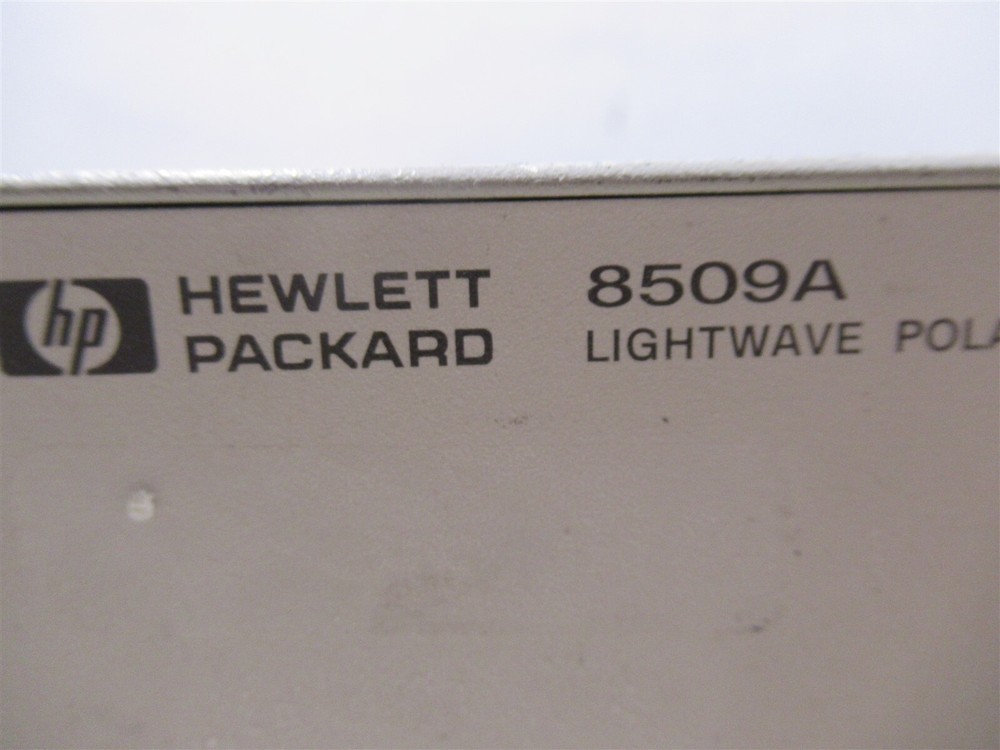 Hewlett Packard 8509A Lightwave Polarization Analyzer