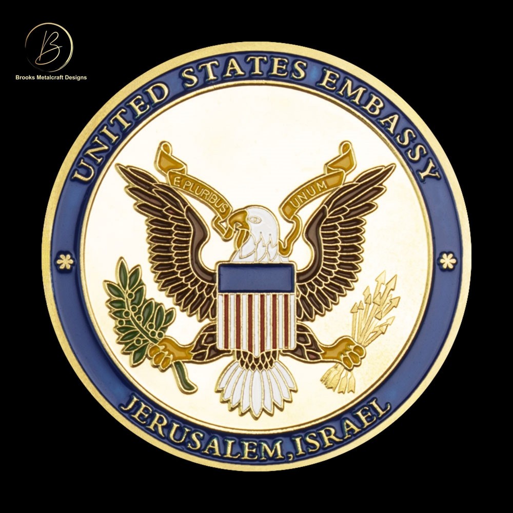 US Embassy Jerusalem Israel Challenge Coin