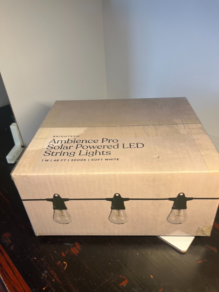 Brightech Ambience Pro Solar Powered LED String Lights - Brand new, Unopened