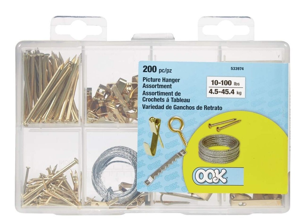 Hillman Medium Picture Hanger Kit, 100-lb Capacity