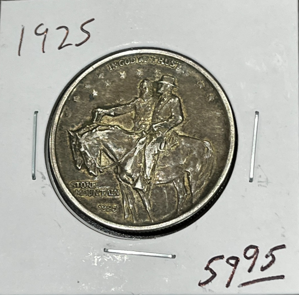 1925 STONE MOUNTAIN COMM. HALF DOLLAR