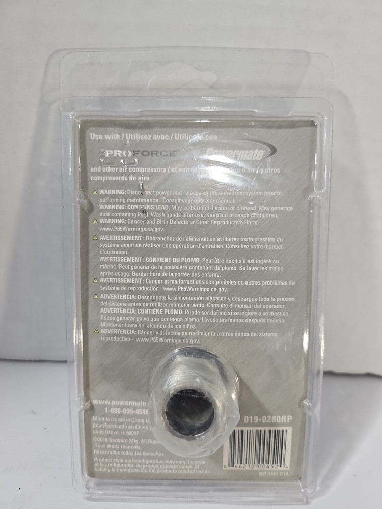 POWERMATE - FILTER CANISTER WITH ELEMENT - 019-0280RP - NEW
