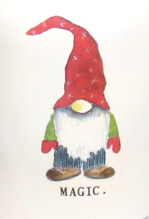 Rae Dunn 7.1/2 inch MAGIC Gnome Storage Jar - excellent