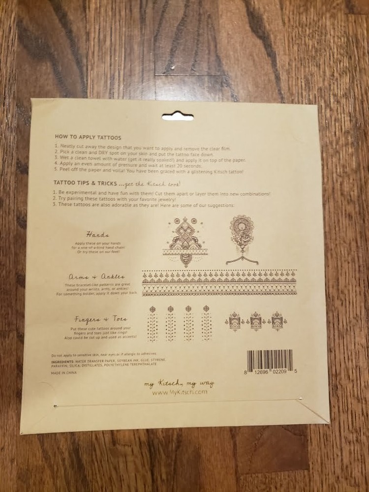 Kitsch Temporary Tattoos