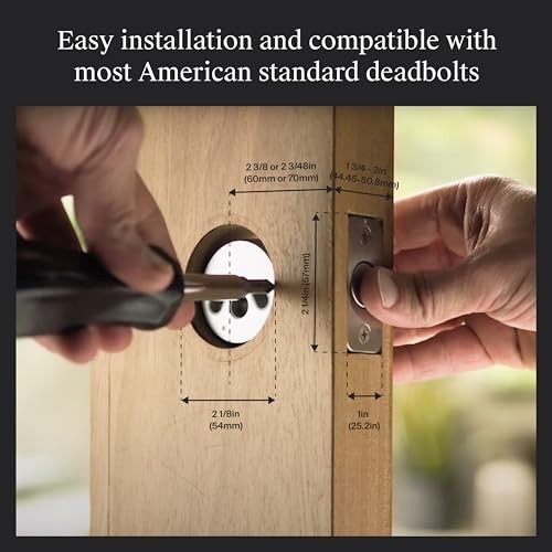 Smart Lock+ WiFi Deadbolt - World's with WiFi, Matte Black