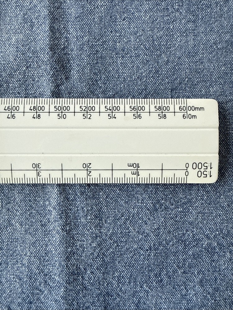 Linex 433 30cm Architect’s/Draughtsman’s Ruler - Technical Drawing Tool