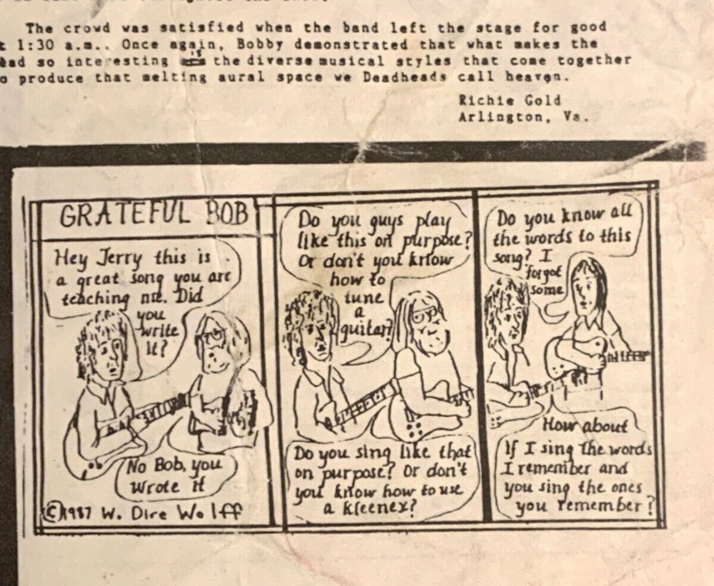 🔥 Grateful Dead - Unbroken Chain June / July 1987 Issue 🔥