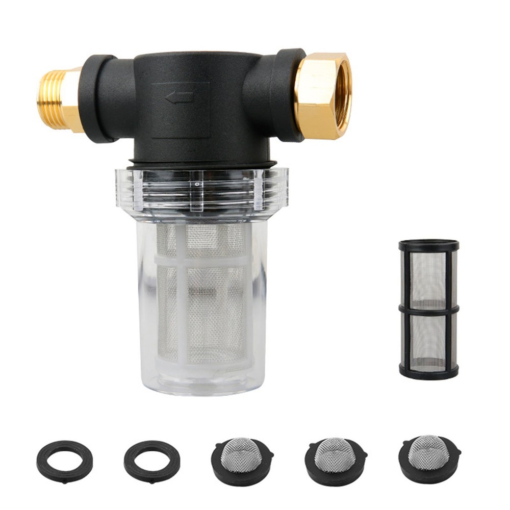 Pressure Washer Pump Protector 80 PSI Max Replaceable Mesh Screen Debris Filter