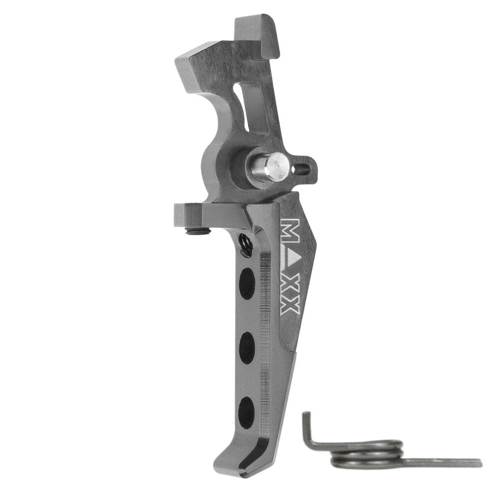 MAXX- CNC Aluminum Advanced Speed Trigger (Style E) for V2 Gearbox - MX-TRG002SE
