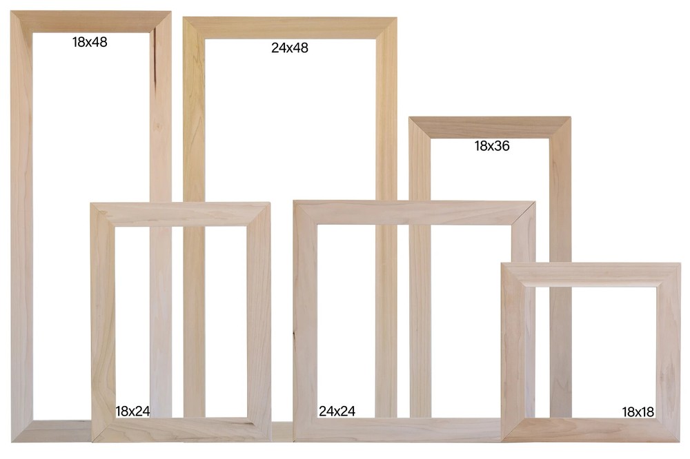 Modern Rustic Farmhouse Chalkboard with Optional Chalk Ledge - Dark Walnut (Mult